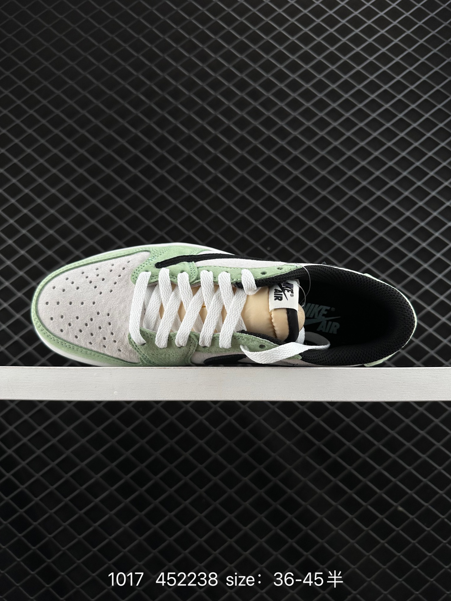 fragment design x Travis Scott x Nike Air Jordan 1 Low OG SP”Black/Green Toe“